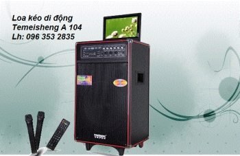 Loa Kéo Di Động Temeisheng 104 màn hình 12 inh gập được