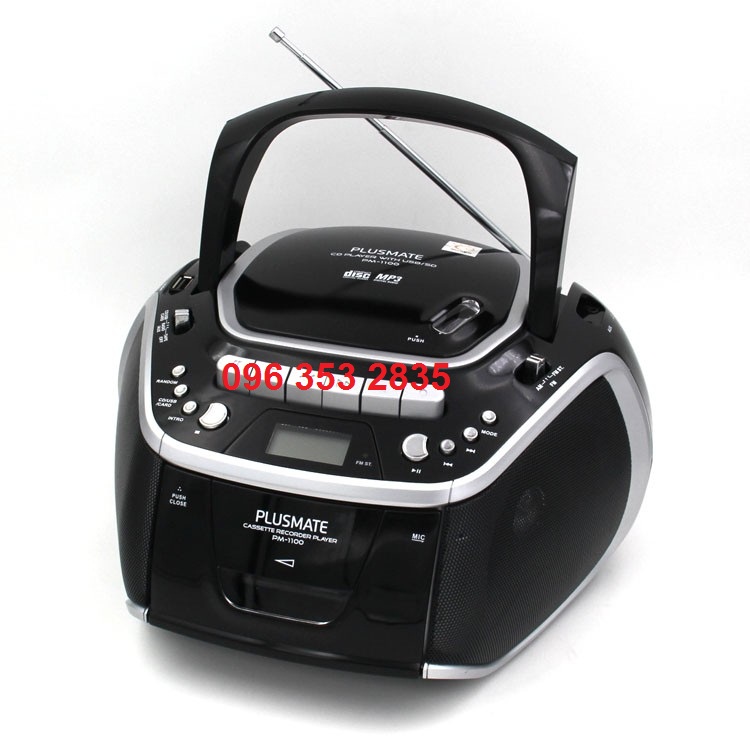 ĐÀI ĐĨA CD RADIO CASSETE Plusmate PM-1100 (usb) Made in Korea