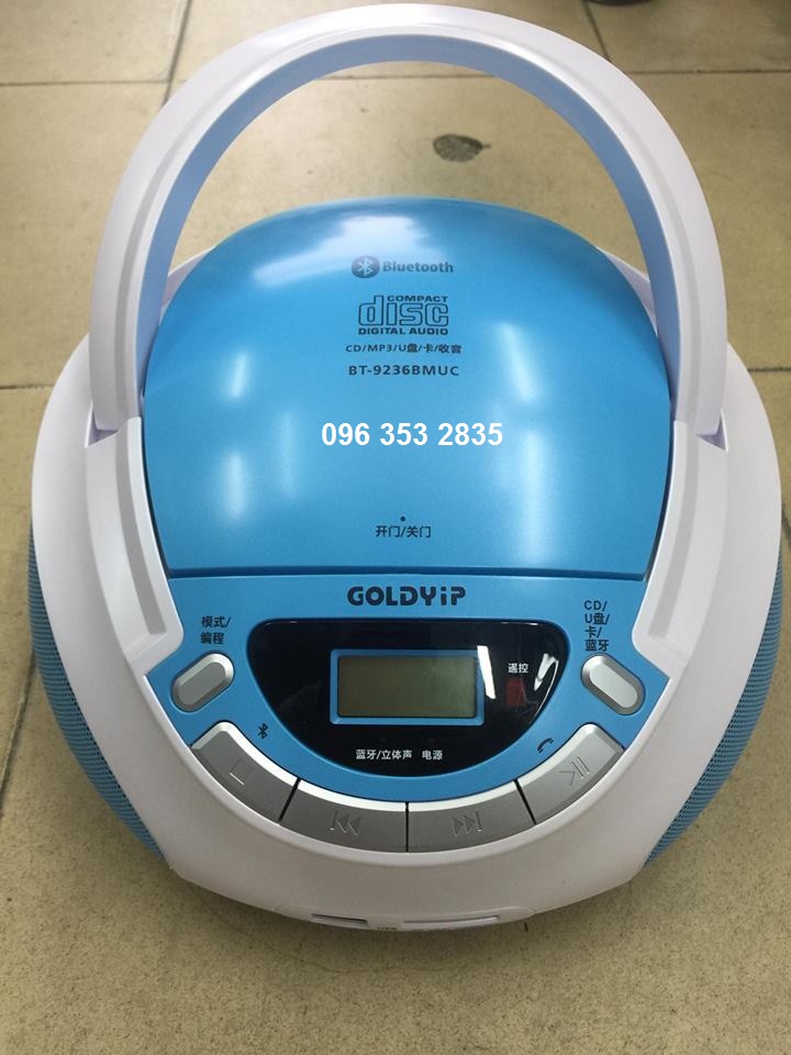 Đài đĩa học ngoại ngữ CD GOLDYIP 9236 kết nối bluetooth